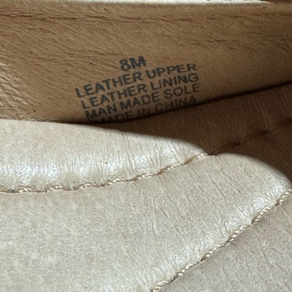 Nurture Wedges Tan Leather Women's 8M - Picture 7 of 7